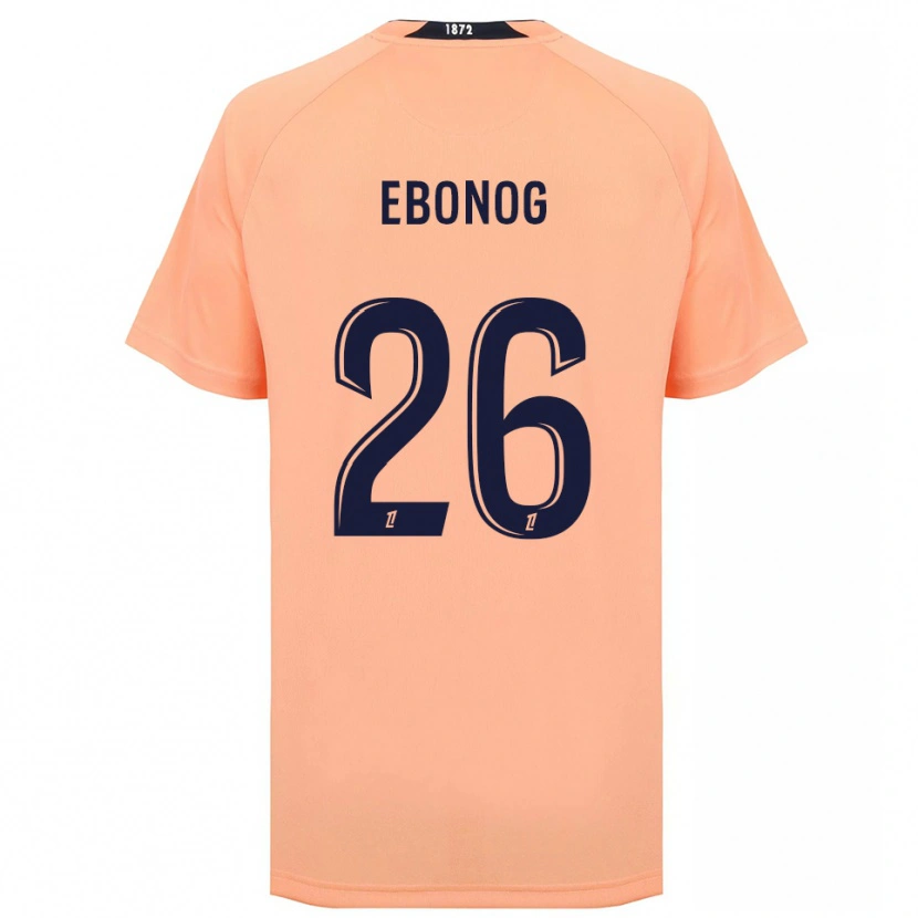 Danxen Kvinder Simon Ebonog #26 Orange Marineblå Udebane Spillertrøjer 2025/26 Trøje T-Shirt