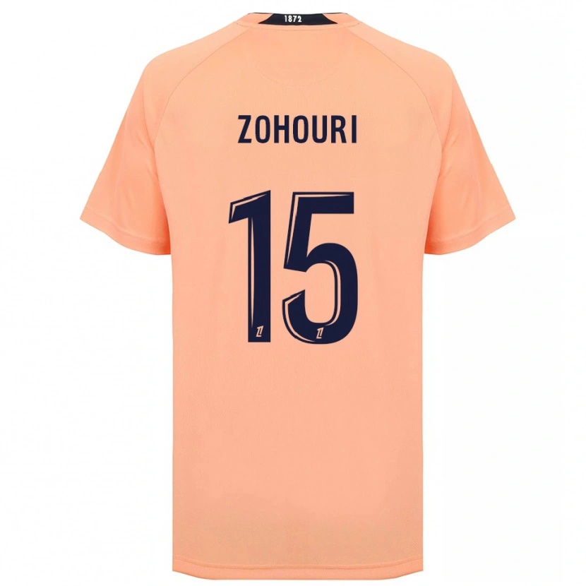 Danxen Kvinder Guy-Noël Zohouri #15 Orange Marineblå Udebane Spillertrøjer 2025/26 Trøje T-Shirt