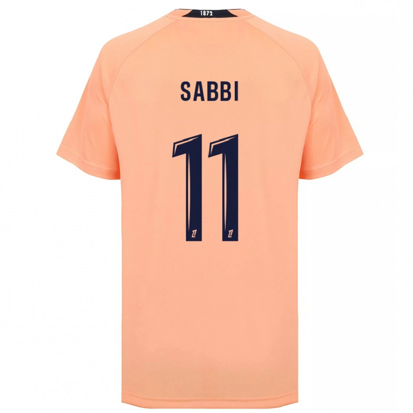 Danxen Kvinder Emmanuel Sabbi #11 Orange Marineblå Udebane Spillertrøjer 2025/26 Trøje T-Shirt