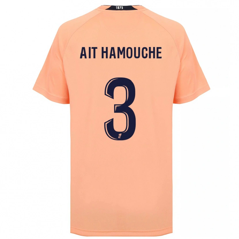 Danxen Kvinder Massyl Ait Hamouche #3 Orange Marineblå Udebane Spillertrøjer 2025/26 Trøje T-Shirt