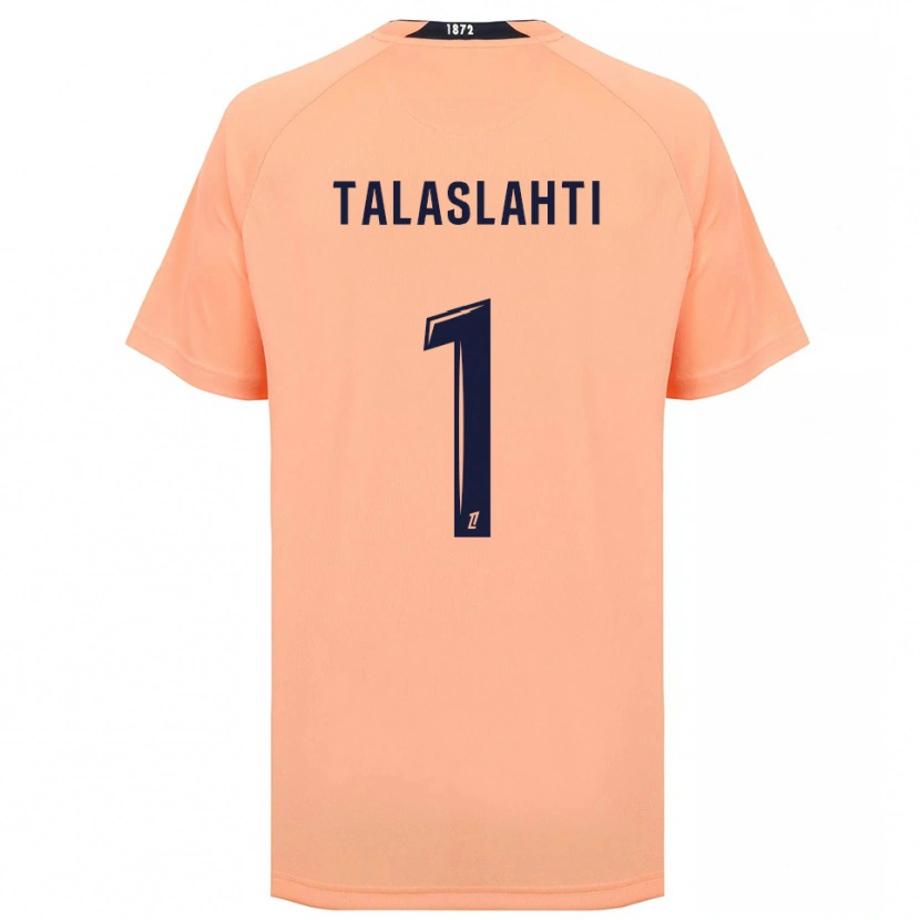 Danxen Kvinder Katriina Talaslahti #1 Orange Marineblå Udebane Spillertrøjer 2025/26 Trøje T-Shirt