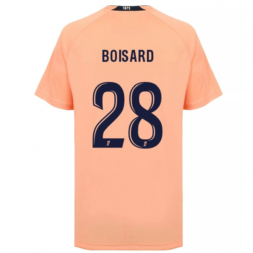 Danxen Kvinder Célestine Boisard #28 Orange Marineblå Udebane Spillertrøjer 2025/26 Trøje T-Shirt