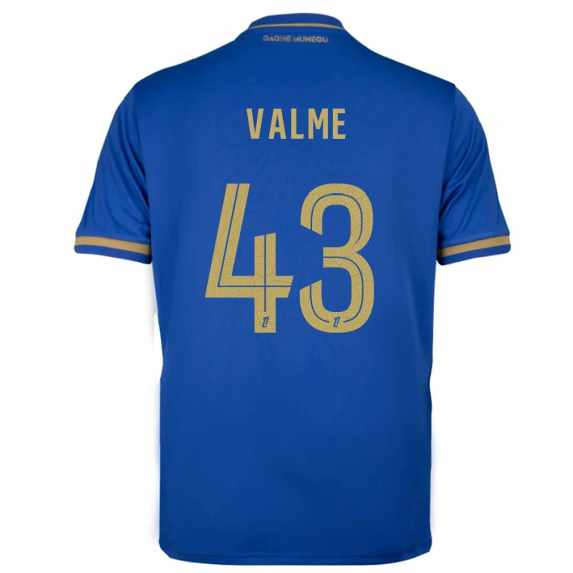 Danxen Kvinder Ritchy Valme #43 Blå Guld Udebane Spillertrøjer 2025/26 Trøje T-Shirt