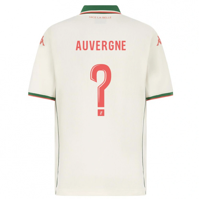 Danxen Kvinder Dorian Auvergne #0 Hvid Grøn Udebane Spillertrøjer 2025/26 Trøje T-Shirt