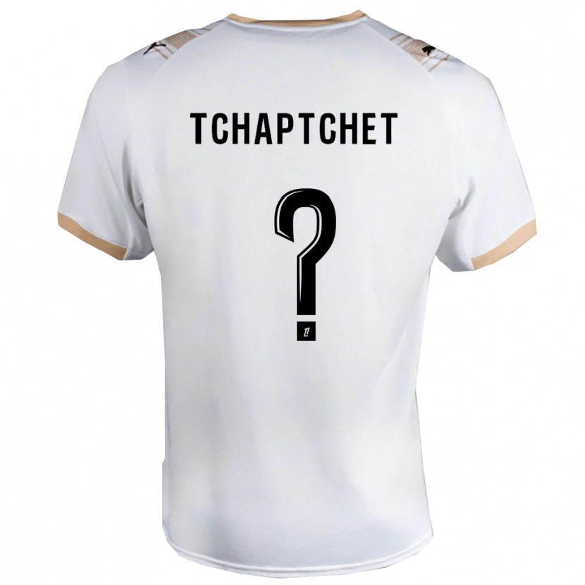 Danxen Kvinder Arthur Tchaptchet #0 Hvid Sort Udebane Spillertrøjer 2025/26 Trøje T-Shirt