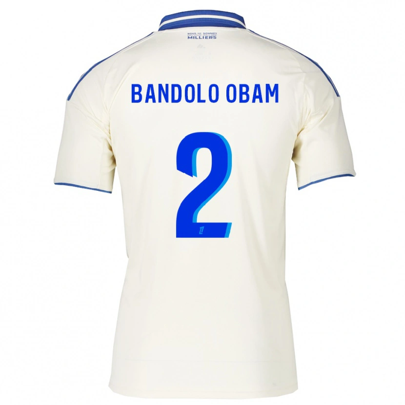 Danxen Kvinder Randy Bandolo Obam #2 Champagne Blå Udebane Spillertrøjer 2025/26 Trøje T-Shirt
