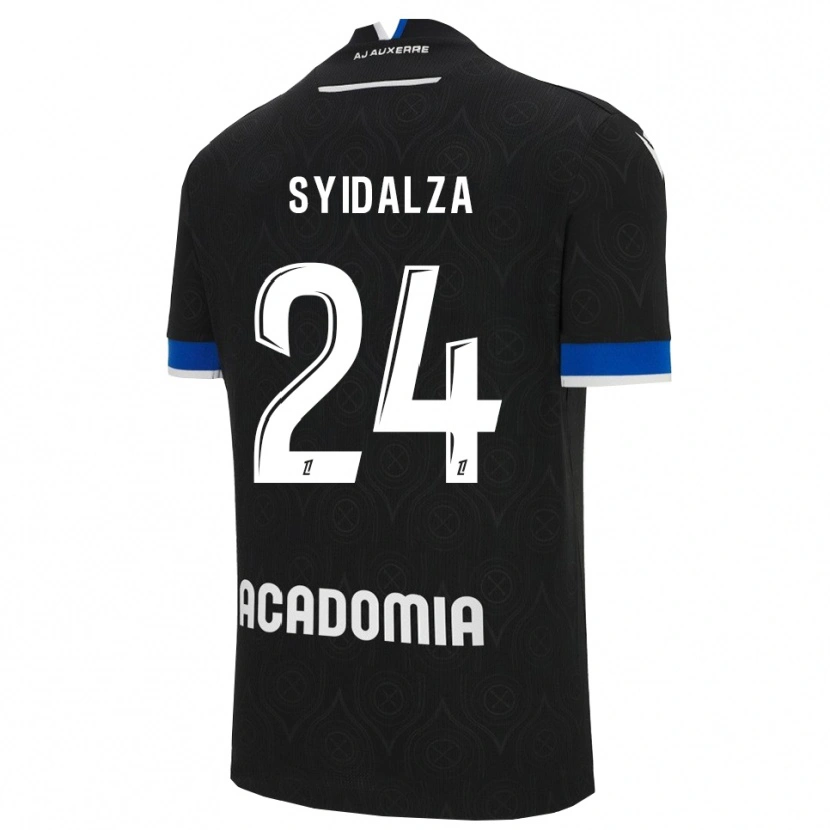 Danxen Kvinder Denelzo Syidalza #24 Sort Hvid Udebane Spillertrøjer 2025/26 Trøje T-Shirt