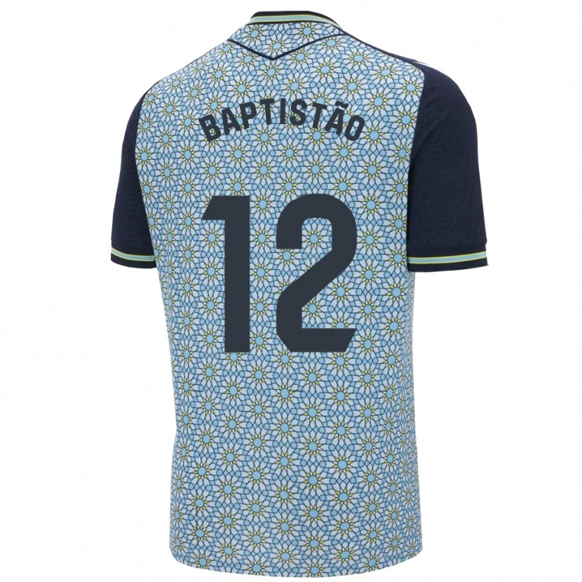 Danxen Kvinder Léo Baptistão #12 Blå Navy Udebane Spillertrøjer 2025/26 Trøje T-Shirt