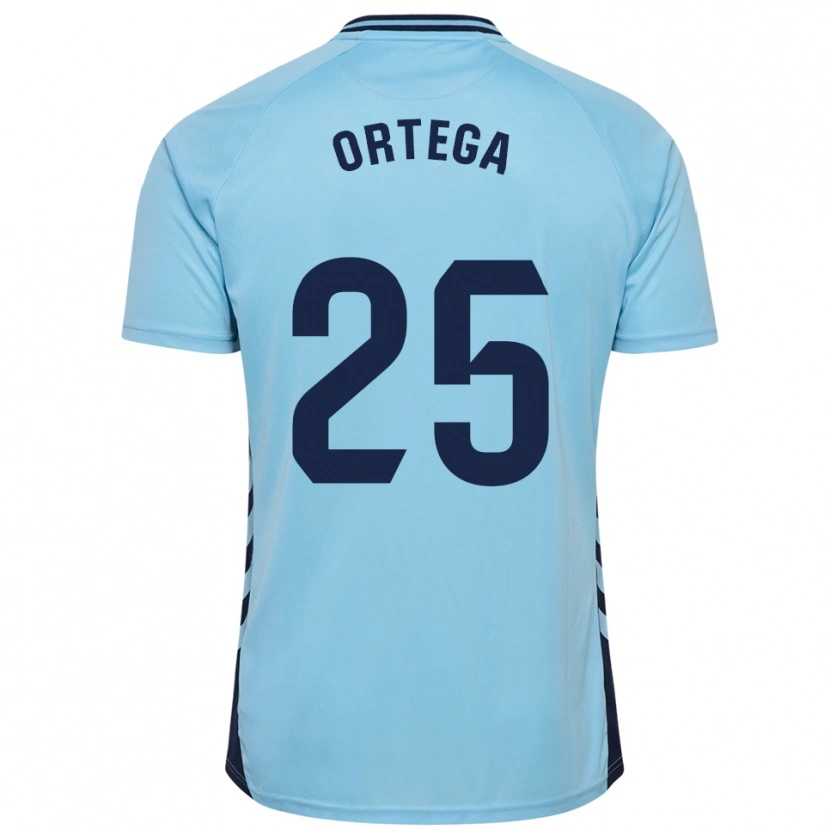 Danxen Kvinder Edián Ortega #25 Himmelblå Udebane Spillertrøjer 2025/26 Trøje T-Shirt