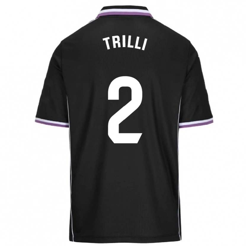 Danxen Kvinder Trilli #2 Lilla Sort Udebane Spillertrøjer 2025/26 Trøje T-Shirt