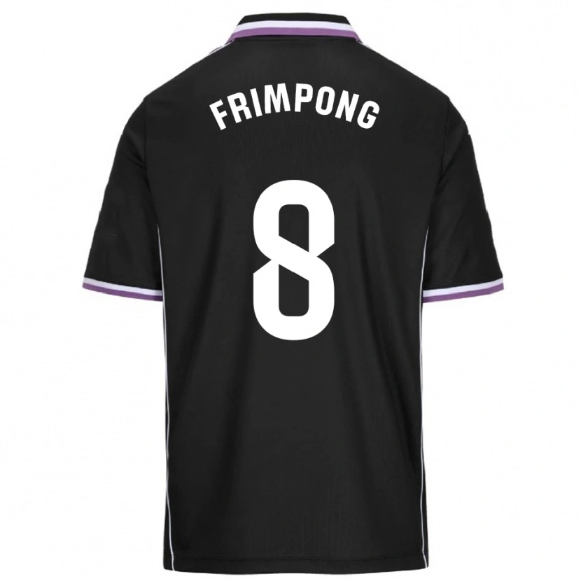 Danxen Kvinder Eugene Frimpong #8 Lilla Sort Udebane Spillertrøjer 2025/26 Trøje T-Shirt