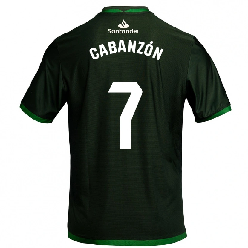 Danxen Kvinder Yeray Cabanzón #7 Mørkegrøn Udebane Spillertrøjer 2025/26 Trøje T-Shirt