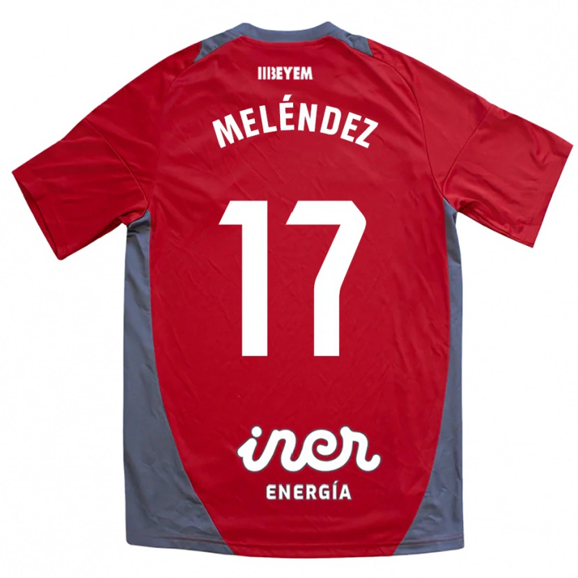 Danxen Kvinder Ale Meléndez #17 Rød Grå Udebane Spillertrøjer 2025/26 Trøje T-Shirt