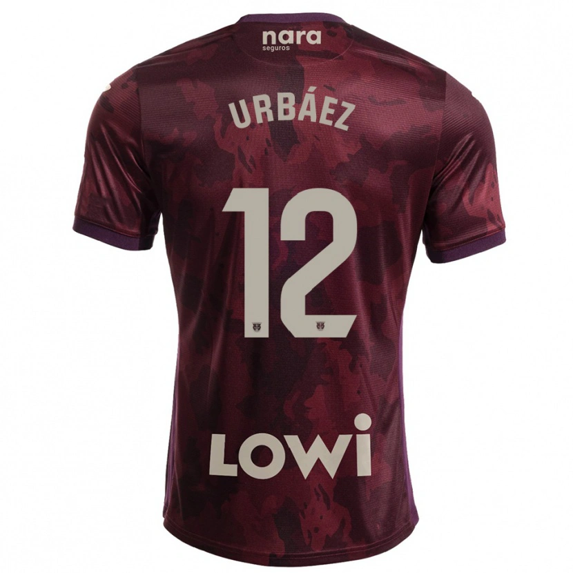 Danxen Kvinder Joao Urbáez #12 Bordeaux Hvid Udebane Spillertrøjer 2025/26 Trøje T-Shirt
