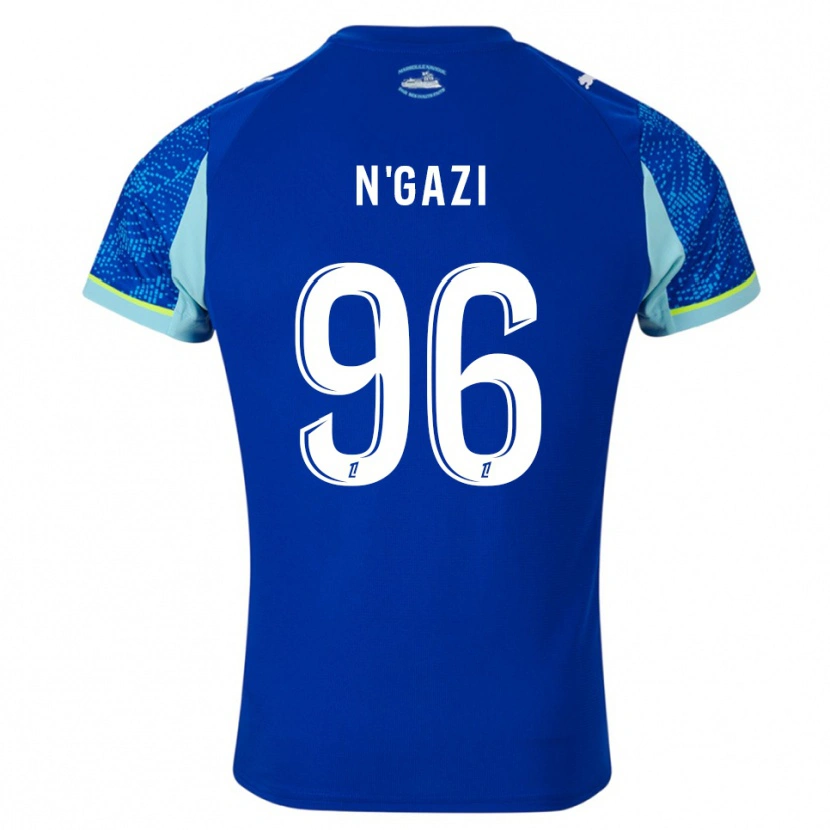 Danxen Kvinder Chloé N'gazi #96 Himmelblå Hvid Tredje Sæt Spillertrøjer 2025/26 Trøje T-Shirt