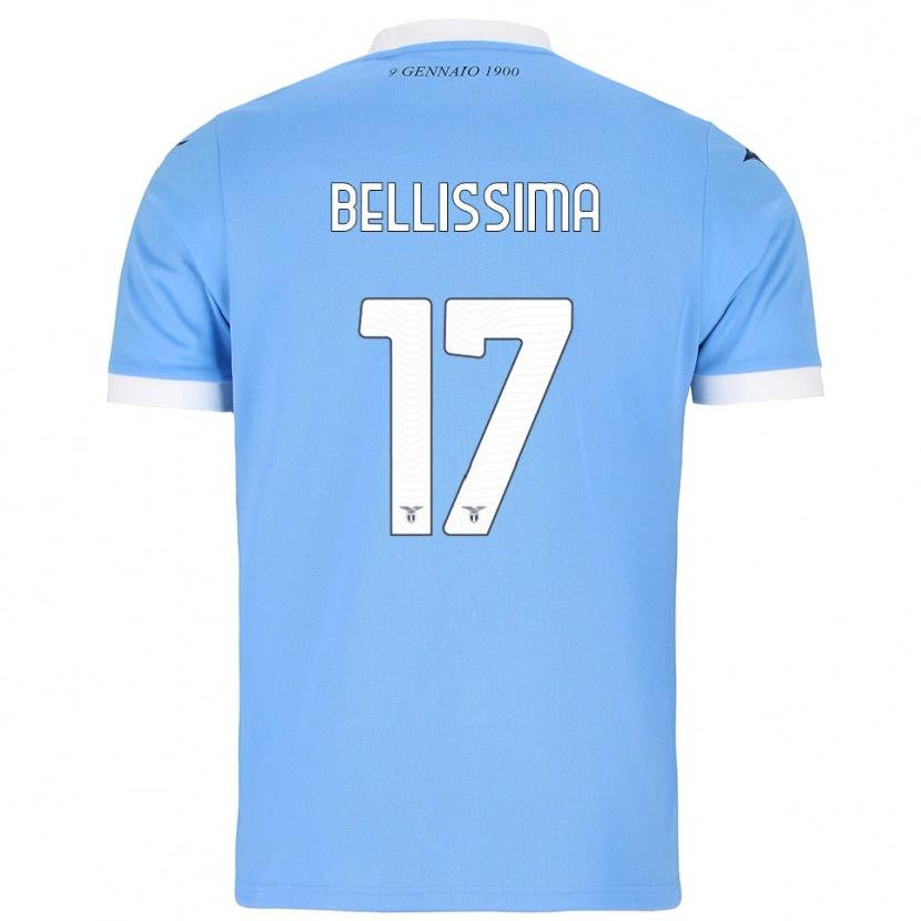 Danxen Børn Renato Bellissima #17 Lyseblå Hvid Hjemmebane Spillertrøjer 2025/26 Trøje T-Shirt