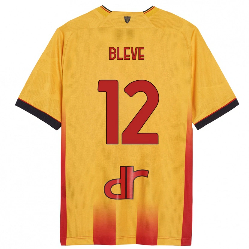 Danxen Børn Daniele Bleve #12 Gul Orange Hjemmebane Spillertrøjer 2025/26 Trøje T-Shirt