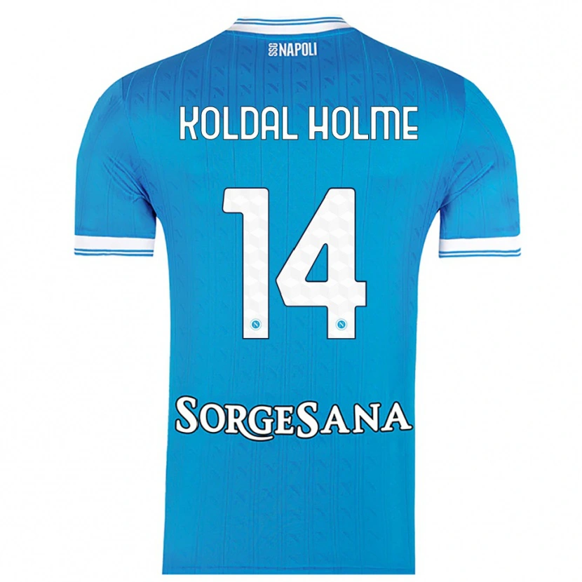 Danxen Børn Madelen Koldal Holme #14 Lyseblå Hvid Hjemmebane Spillertrøjer 2025/26 Trøje T-Shirt