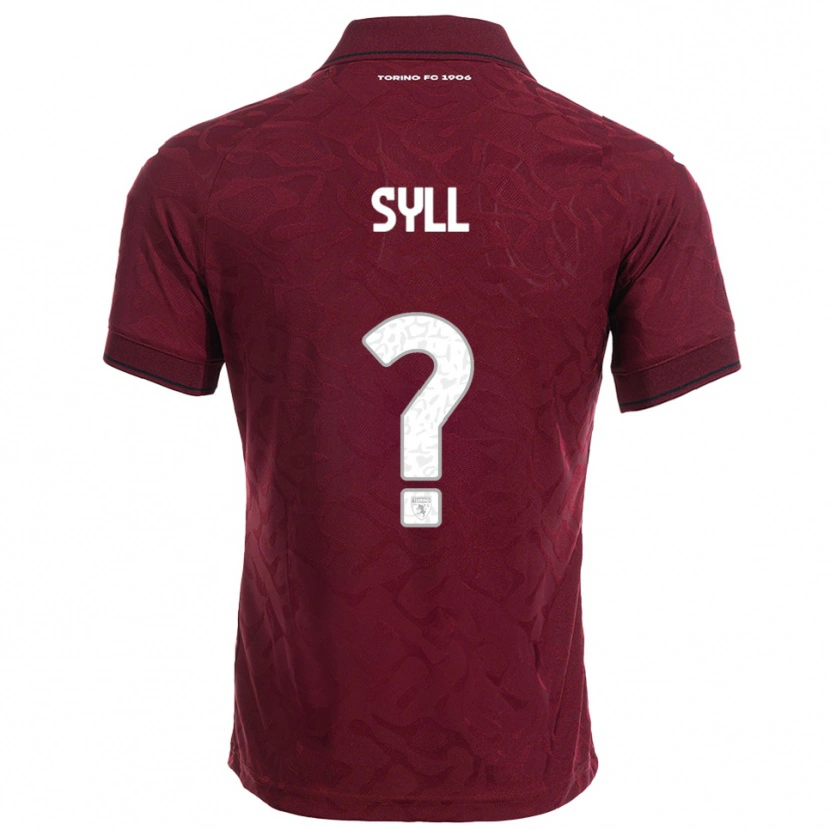 Danxen Børn Omar Syll #0 Burgunder Hvid Hjemmebane Spillertrøjer 2025/26 Trøje T-Shirt