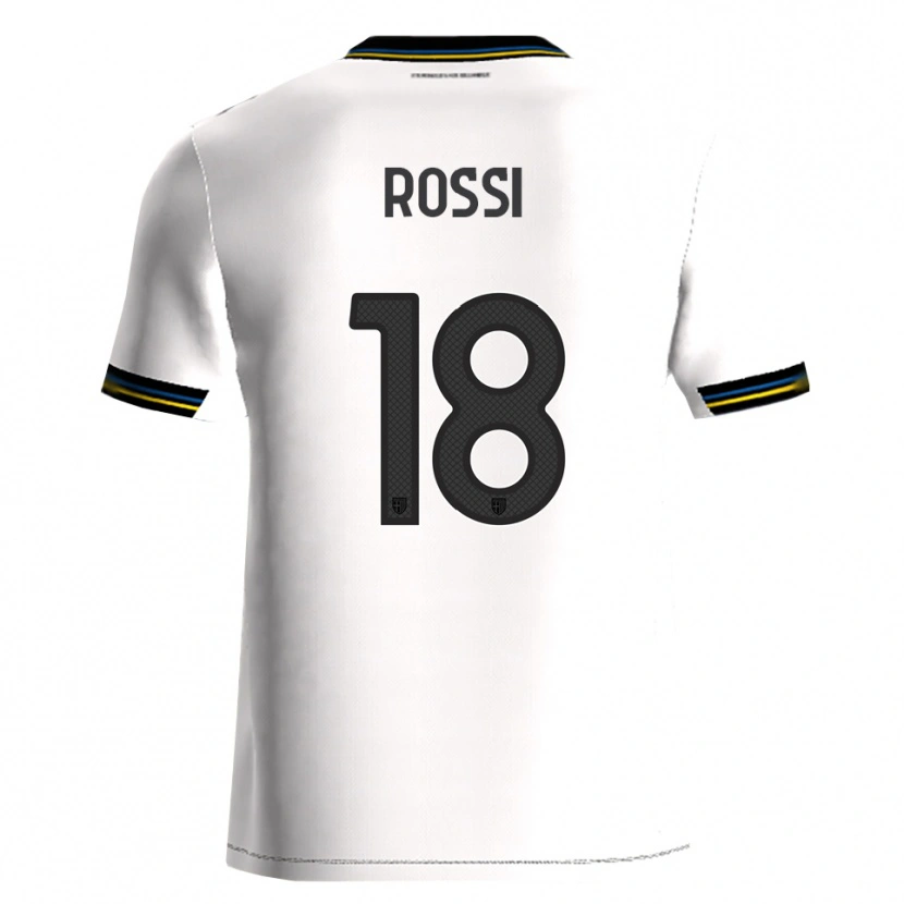 Danxen Børn Diego Rossi #18 Hvid Sort Hjemmebane Spillertrøjer 2025/26 Trøje T-Shirt