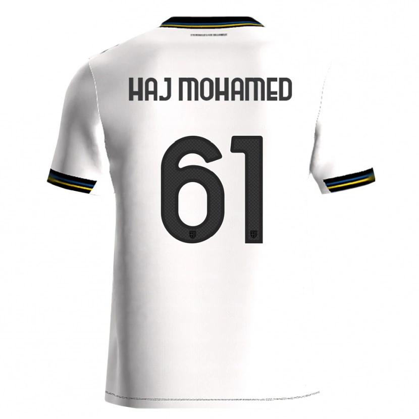 Danxen Børn Anas Haj Mohamed #61 Hvid Sort Hjemmebane Spillertrøjer 2025/26 Trøje T-Shirt