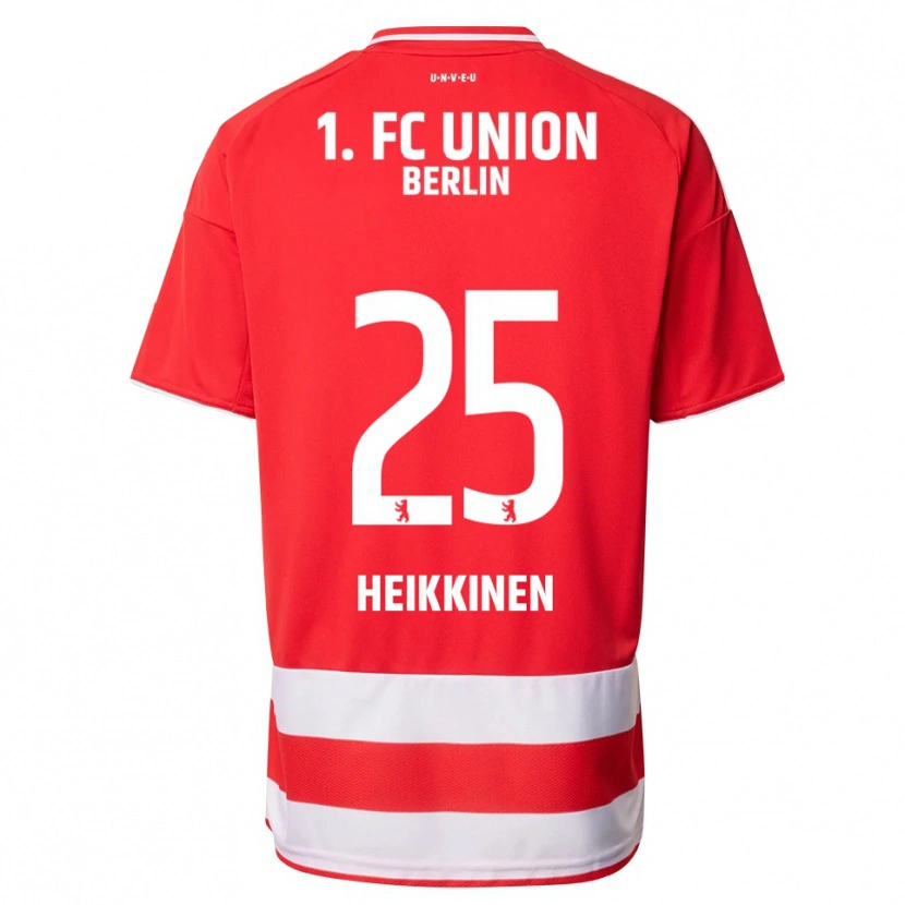 Danxen Børn Ida Heikkinen #25 Rød Hvid Hjemmebane Spillertrøjer 2025/26 Trøje T-Shirt