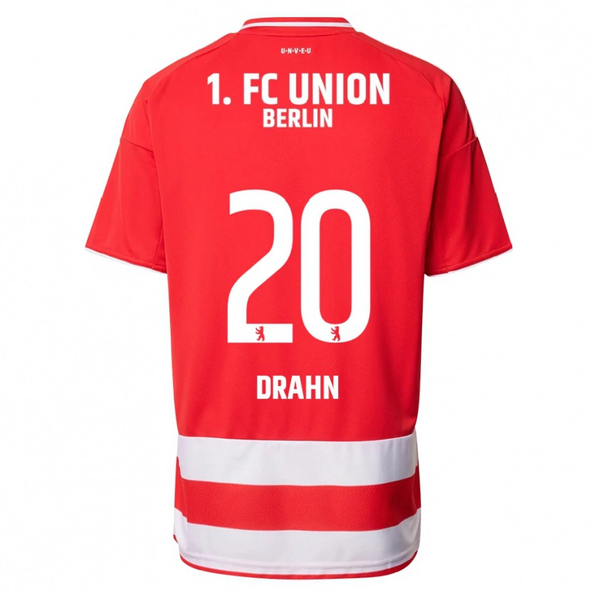 Danxen Børn Mika Drahn #20 Rød Hvid Hjemmebane Spillertrøjer 2025/26 Trøje T-Shirt