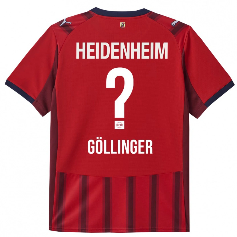 Danxen Børn Tobias Göllinger #0 Rød Navy Hjemmebane Spillertrøjer 2025/26 Trøje T-Shirt