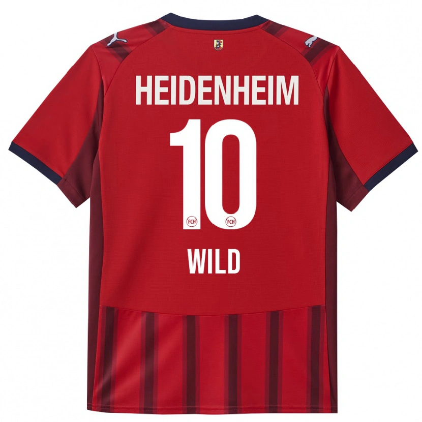 Danxen Børn Josephine Wild #10 Rød Navy Hjemmebane Spillertrøjer 2025/26 Trøje T-Shirt