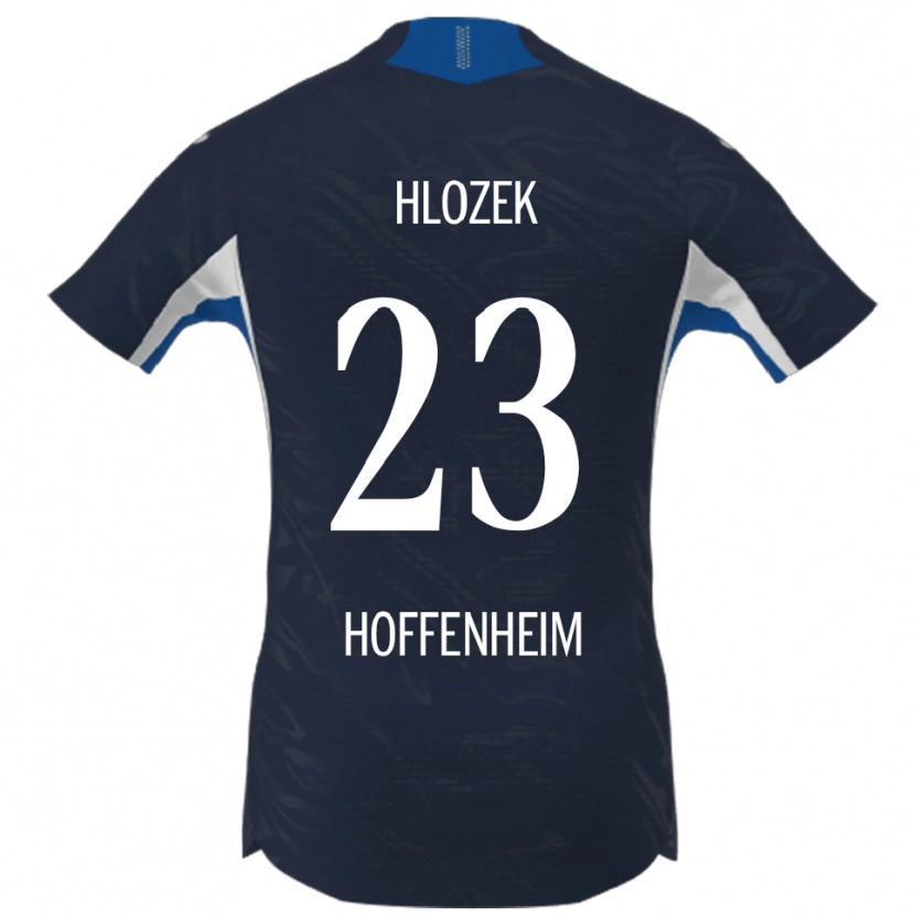 Danxen Børn Adam Hlozek #23 Navy Hvid Hjemmebane Spillertrøjer 2025/26 Trøje T-Shirt