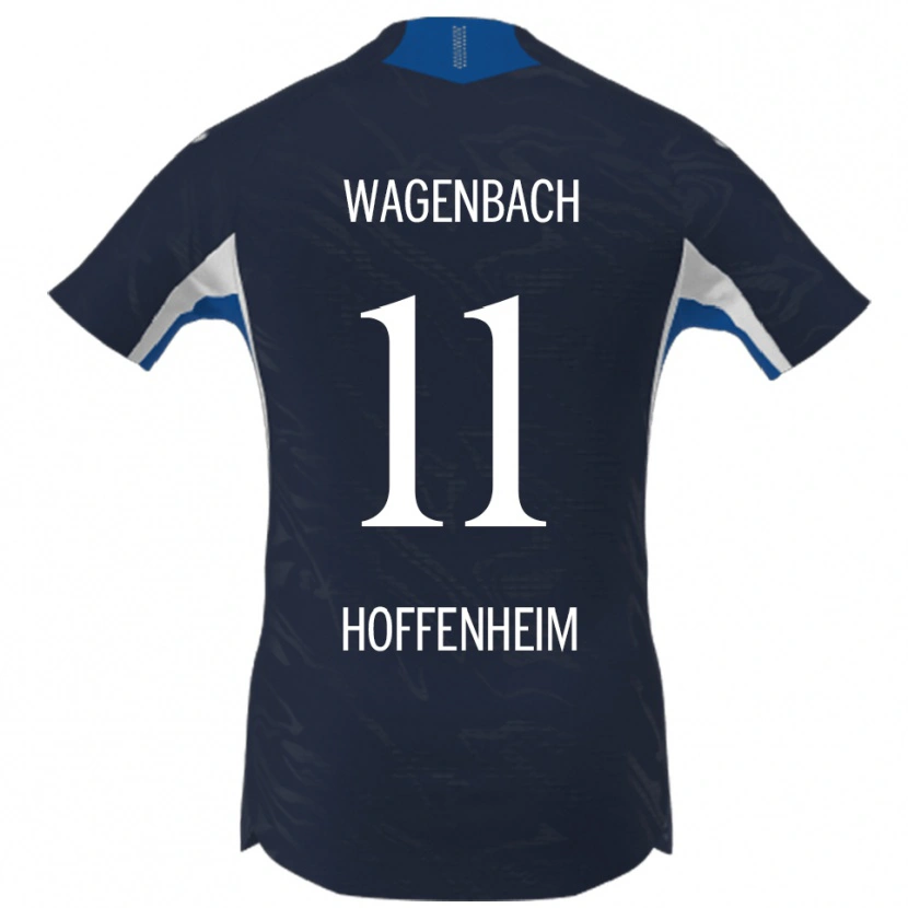 Danxen Børn Lion Wagenbach #11 Navy Hvid Hjemmebane Spillertrøjer 2025/26 Trøje T-Shirt
