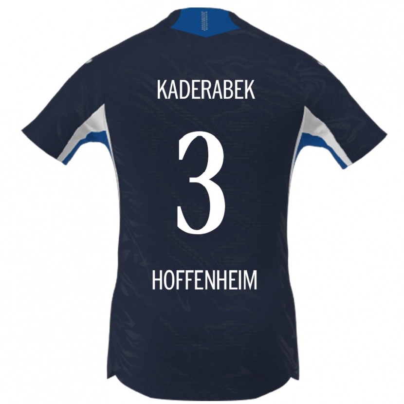 Danxen Børn Pavel Kaderabek #3 Navy Hvid Hjemmebane Spillertrøjer 2025/26 Trøje T-Shirt