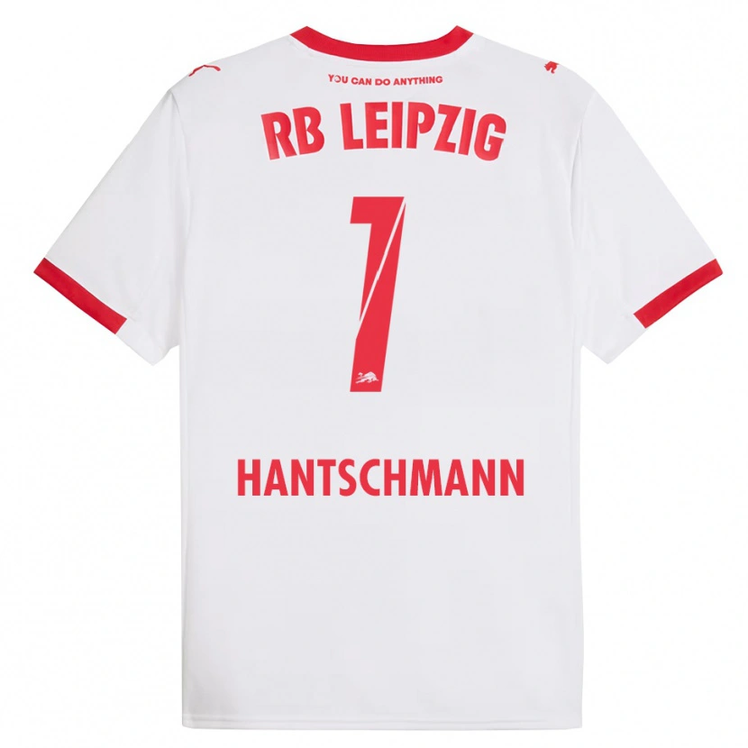 Danxen Børn Franz Hantschmann #1 Hvid Rød Hjemmebane Spillertrøjer 2025/26 Trøje T-Shirt
