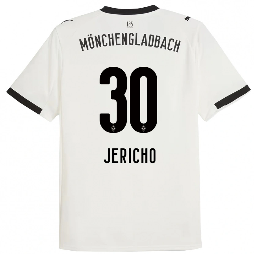 Danxen Børn Aidan Jericho #30 Hvid Sort Hjemmebane Spillertrøjer 2025/26 Trøje T-Shirt
