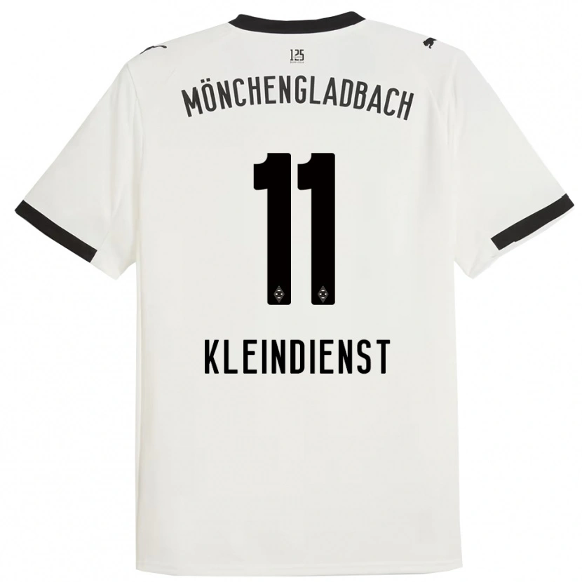 Danxen Børn Tim Kleindienst #11 Hvid Sort Hjemmebane Spillertrøjer 2025/26 Trøje T-Shirt