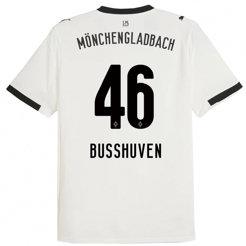 Danxen Børn Alina Busshuven #46 Hvid Sort Hjemmebane Spillertrøjer 2025/26 Trøje T-Shirt
