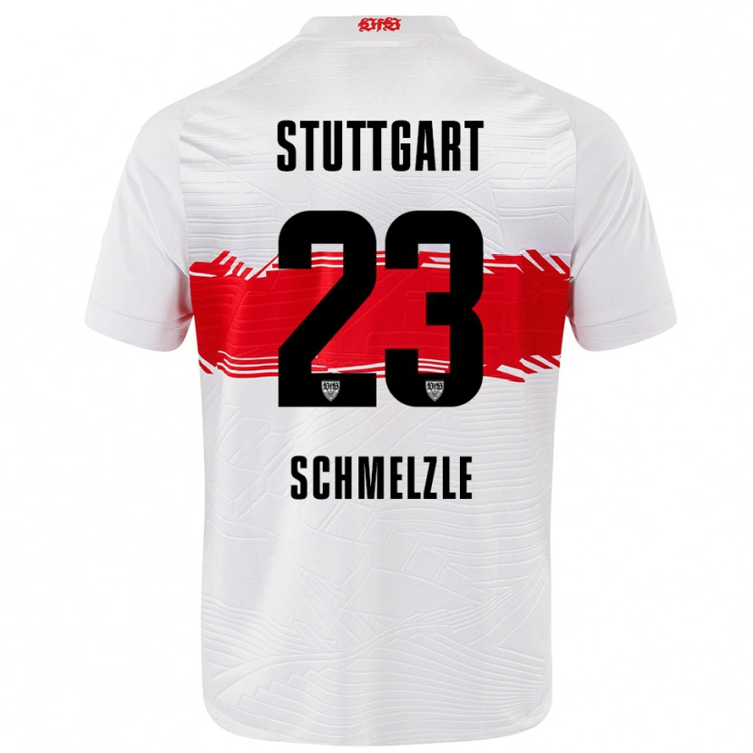 Danxen Børn Marlen Schmelzle #23 Hvid Rød Hjemmebane Spillertrøjer 2025/26 Trøje T-Shirt
