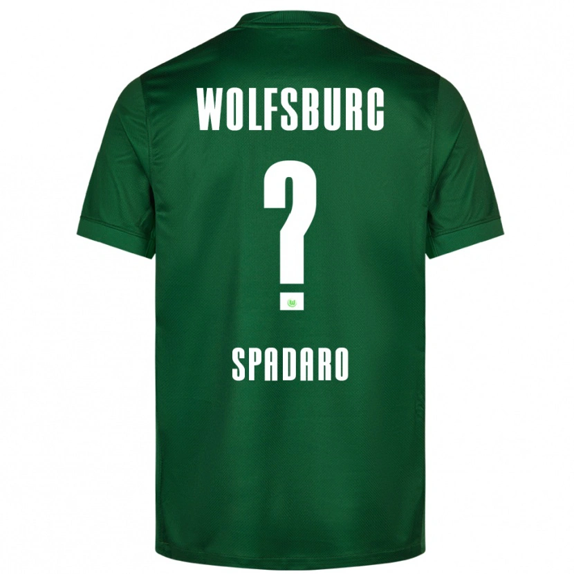 Danxen Børn Michele Spadaro #0 Grøn Hvid Hjemmebane Spillertrøjer 2025/26 Trøje T-Shirt