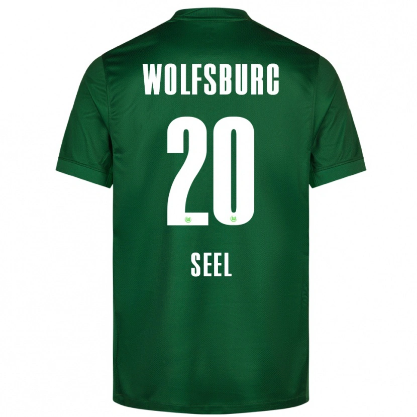 Danxen Børn William Seel #20 Grøn Hvid Hjemmebane Spillertrøjer 2025/26 Trøje T-Shirt