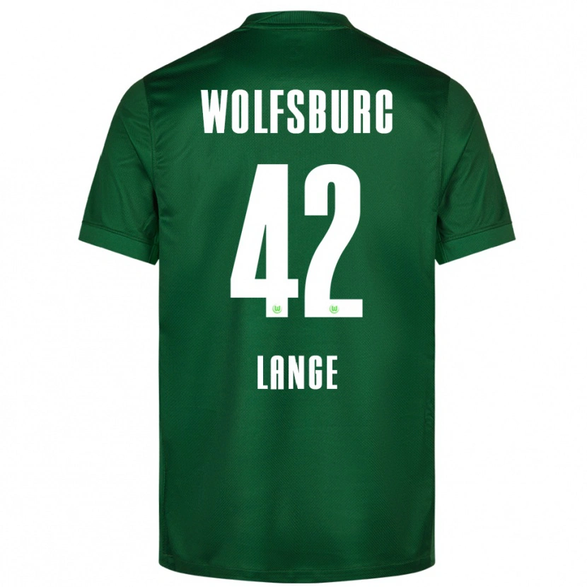 Danxen Børn Felix Lange #42 Grøn Hvid Hjemmebane Spillertrøjer 2025/26 Trøje T-Shirt