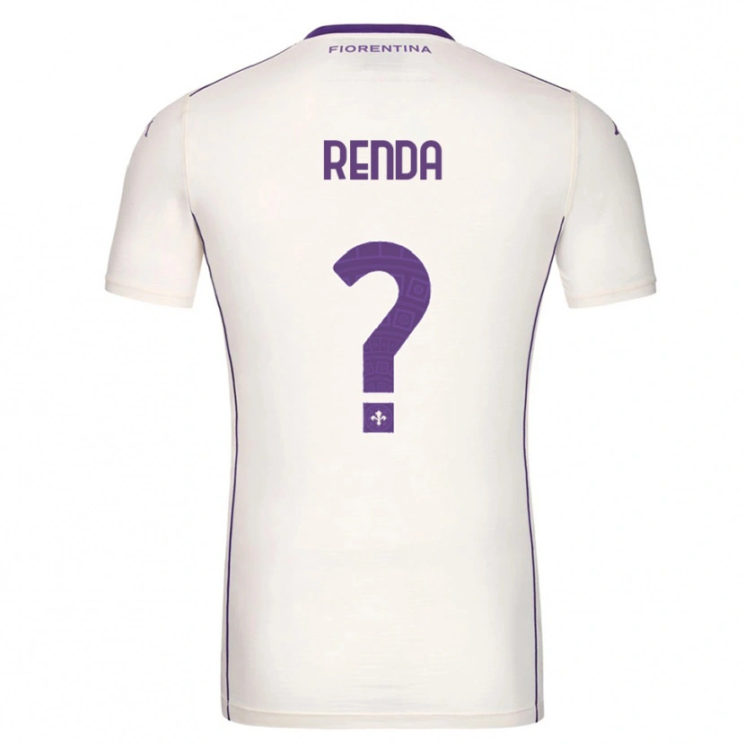 Danxen Børn Thomas Renda #0 Hvid Lilla Rød Udebane Spillertrøjer 2025/26 Trøje T-Shirt