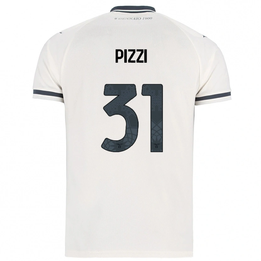 Danxen Børn Giorgia Pizzi #31 Hvid Navy Udebane Spillertrøjer 2025/26 Trøje T-Shirt
