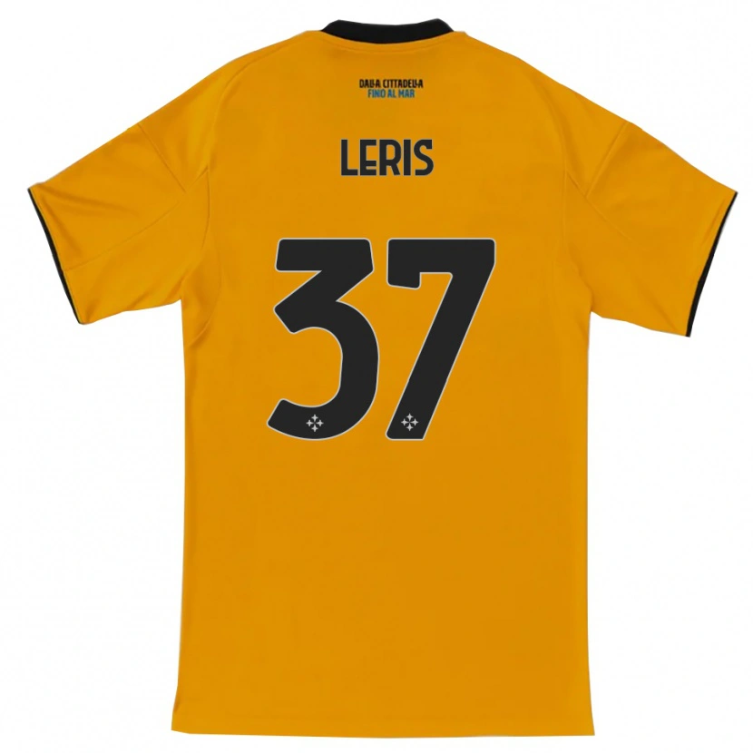 Danxen Børn Mehdi Léris #37 Orange Blå Udebane Spillertrøjer 2025/26 Trøje T-Shirt