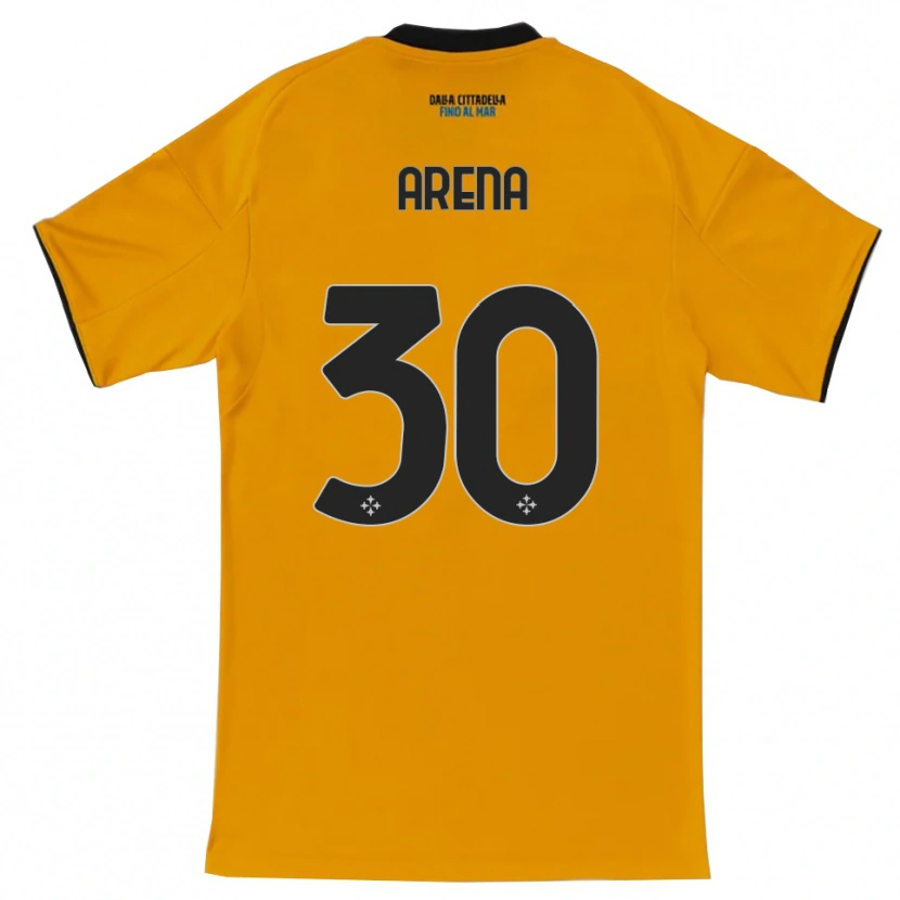 Danxen Børn Alessandro Arena #30 Orange Blå Udebane Spillertrøjer 2025/26 Trøje T-Shirt