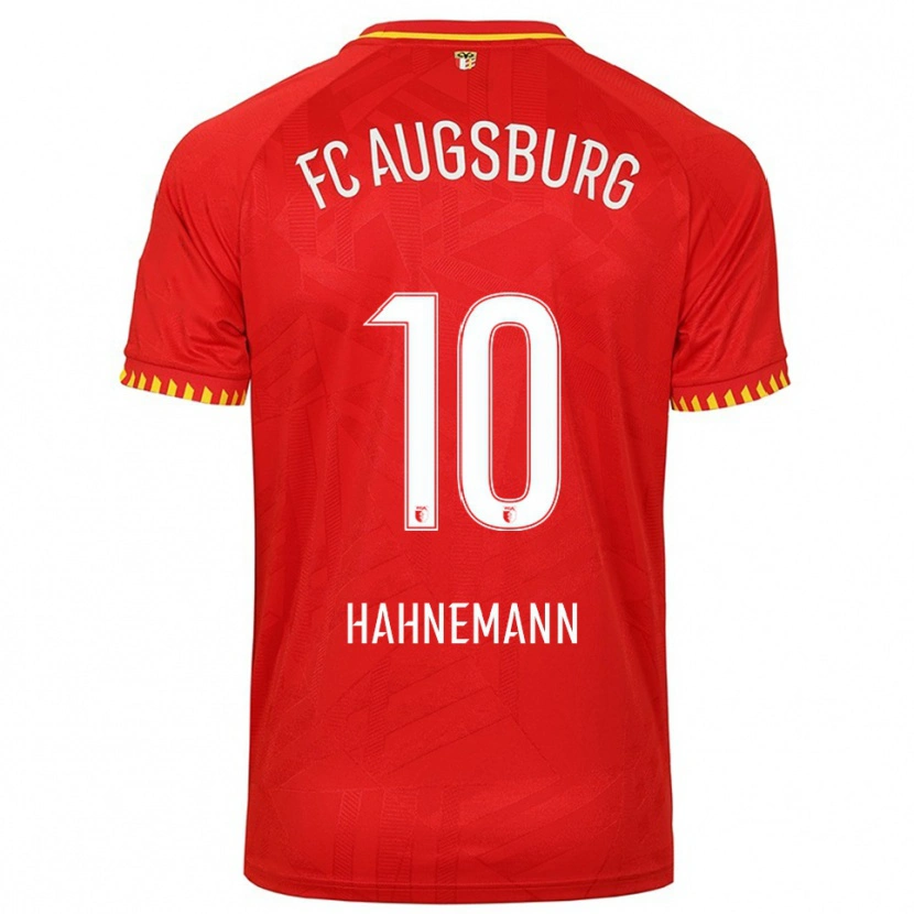 Danxen Børn Jamy Hahnemann #10 Rød Gul Udebane Spillertrøjer 2025/26 Trøje T-Shirt
