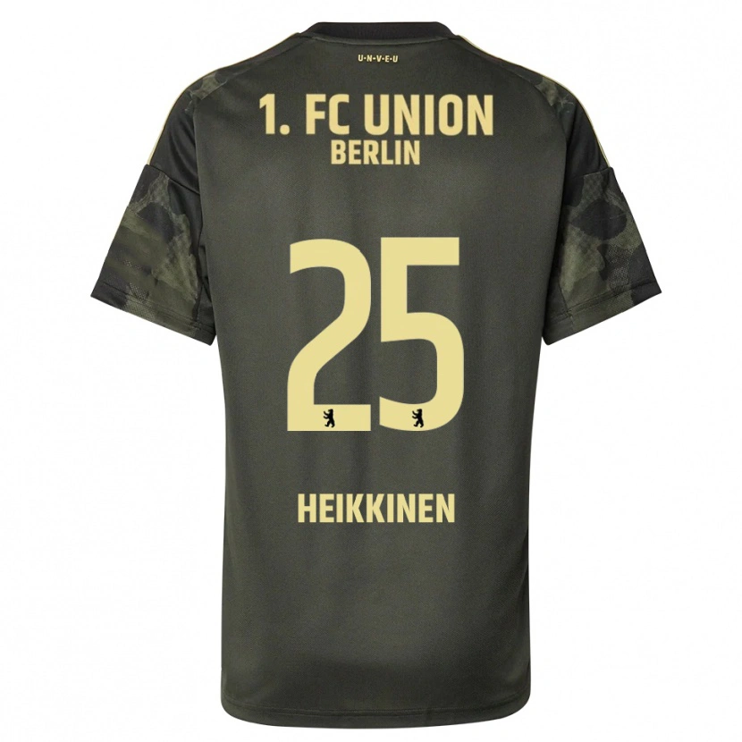 Danxen Børn Ida Heikkinen #25 Mørkegrøn Sort Udebane Spillertrøjer 2025/26 Trøje T-Shirt