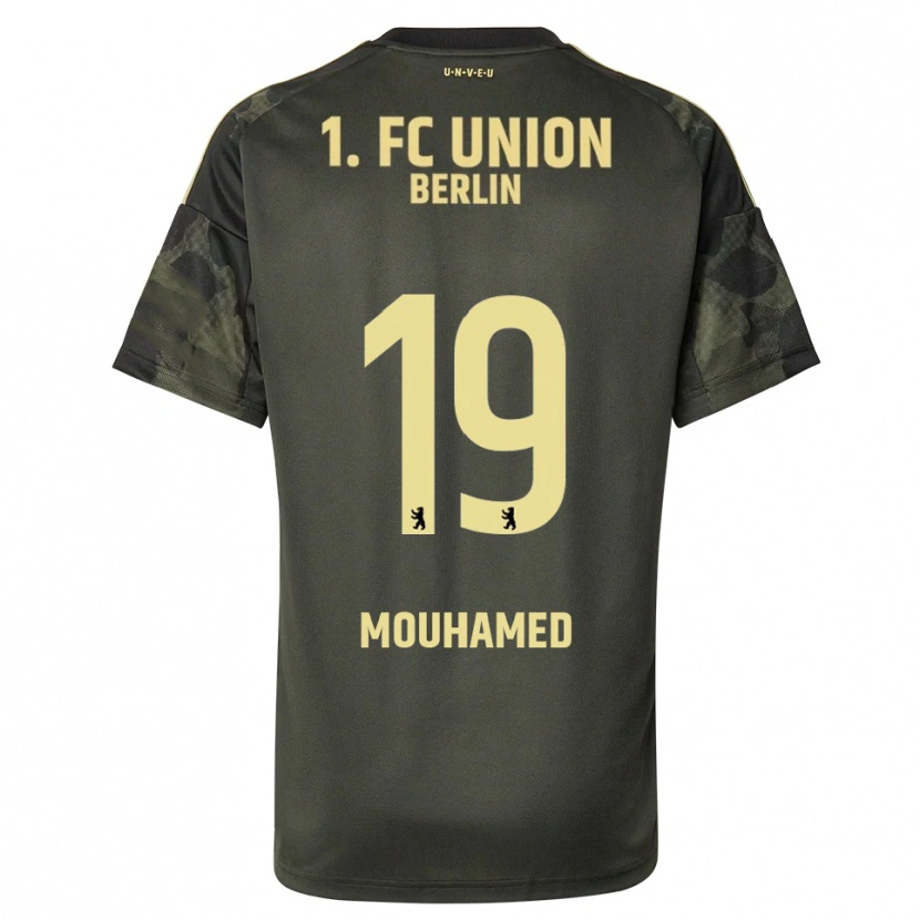 Danxen Børn Riyad Mouhamed #19 Mørkegrøn Sort Udebane Spillertrøjer 2025/26 Trøje T-Shirt