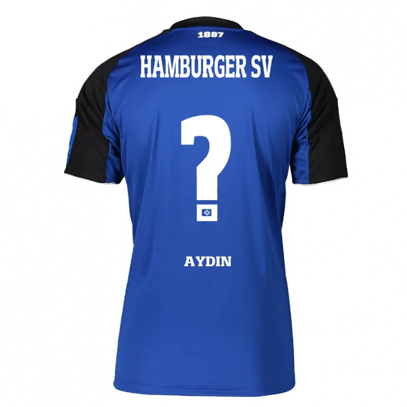 Danxen Børn Emre Aydin #0 Blå Sort Udebane Spillertrøjer 2025/26 Trøje T-Shirt