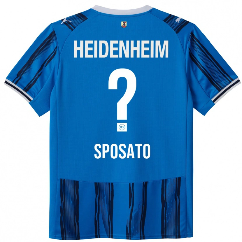 Danxen Børn Lennard Sposato #0 Blå Navy Udebane Spillertrøjer 2025/26 Trøje T-Shirt