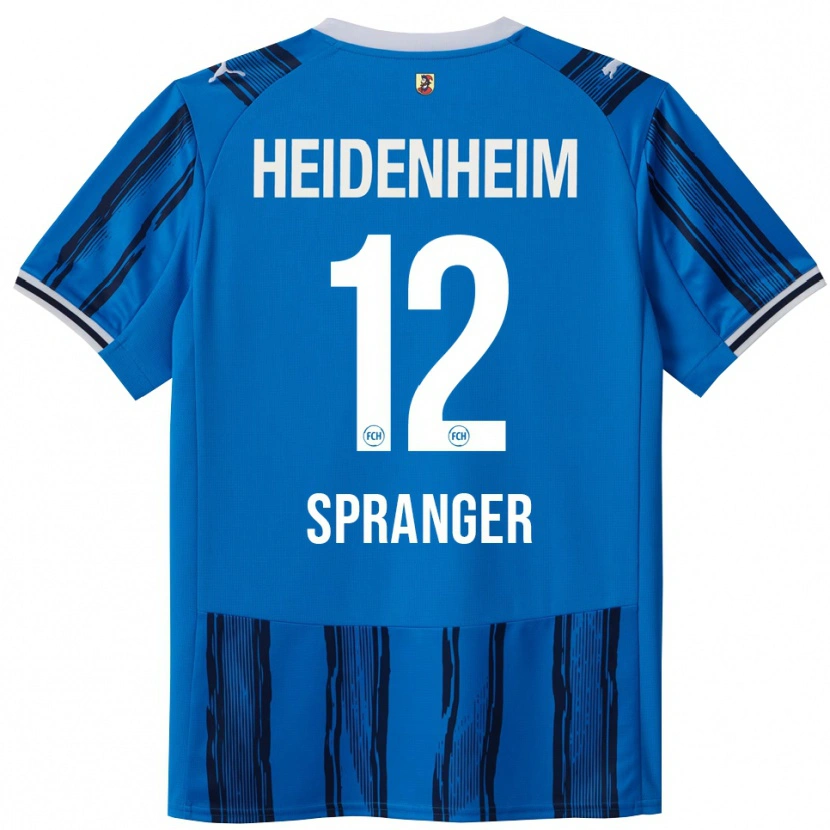 Danxen Børn Luke Spranger #12 Blå Navy Udebane Spillertrøjer 2025/26 Trøje T-Shirt